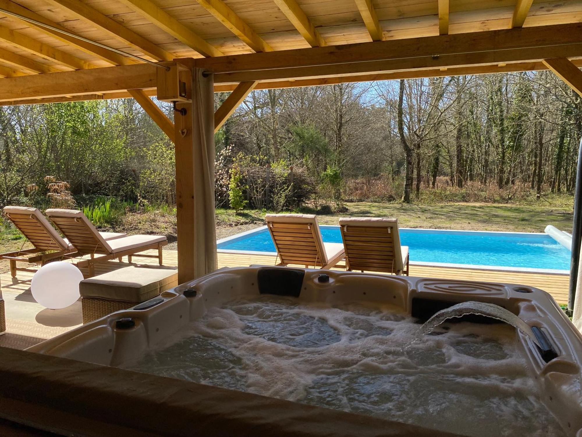 Gites & Spa De Charme " Ploum" Pouydesseaux 外观 照片